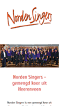 Mobile Screenshot of nordensingers.nl
